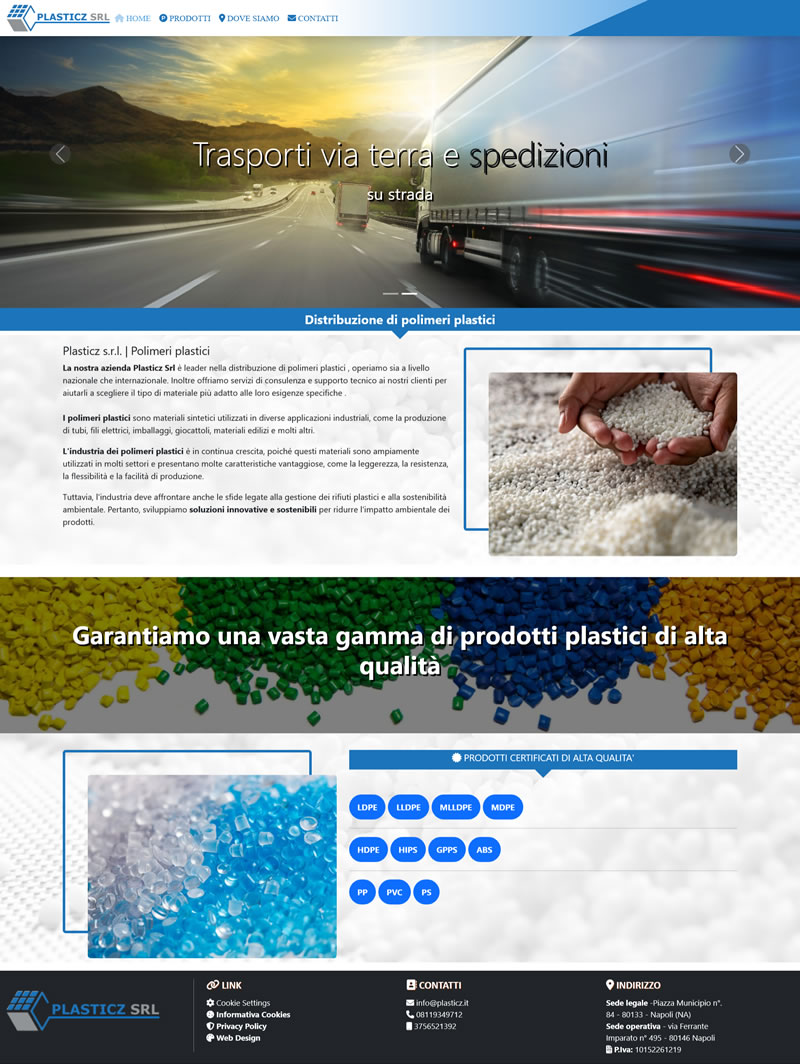 esempio sito vetrina